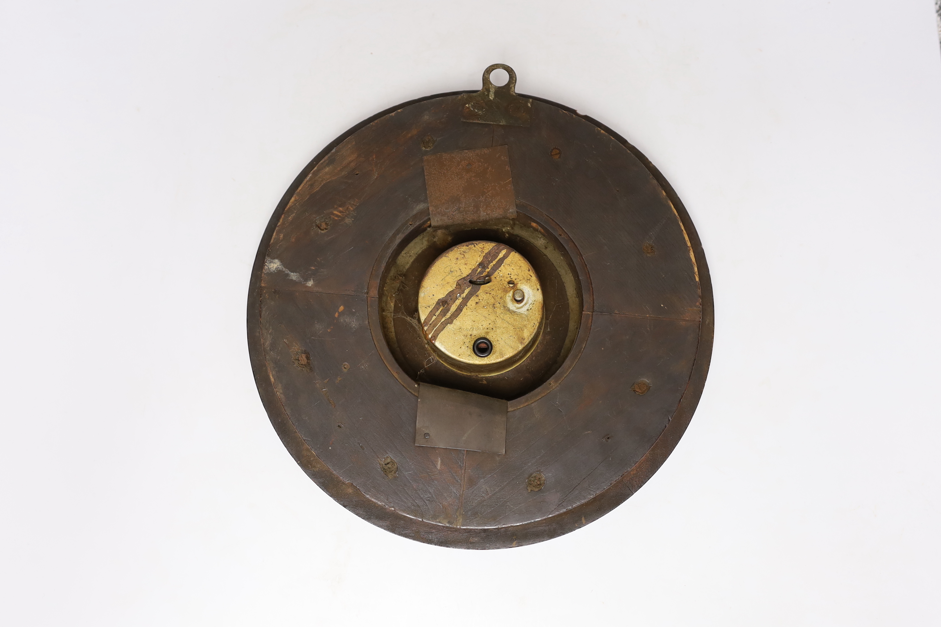 A Frodsham wall clock, 31cm